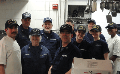 AUX Chef assist in the Galley